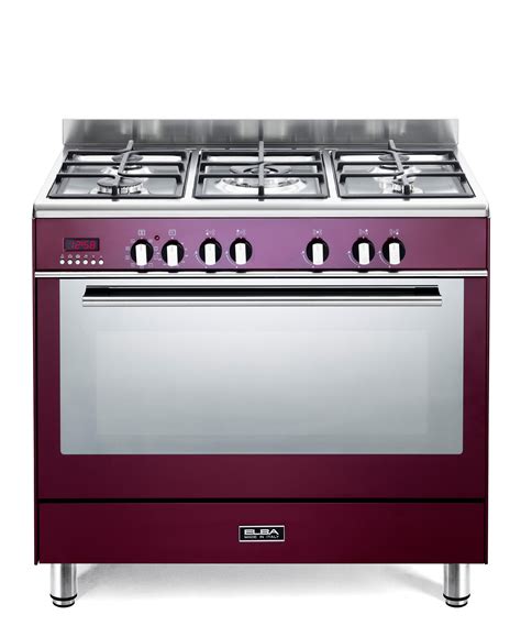 elba gas stove red